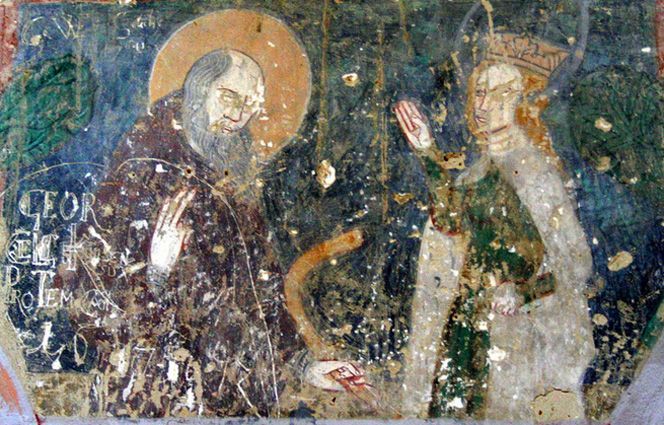 frfi s ni szent ( taln Szt. Katalin )