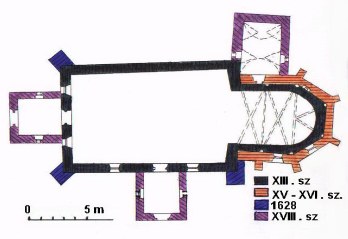 A templom alaprajza